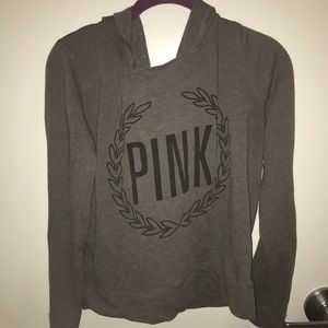 VS Pink Gray Sweatshirt